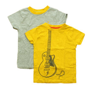 Mightly Boys Gray | Yellow T-Shirt size: 2-5T